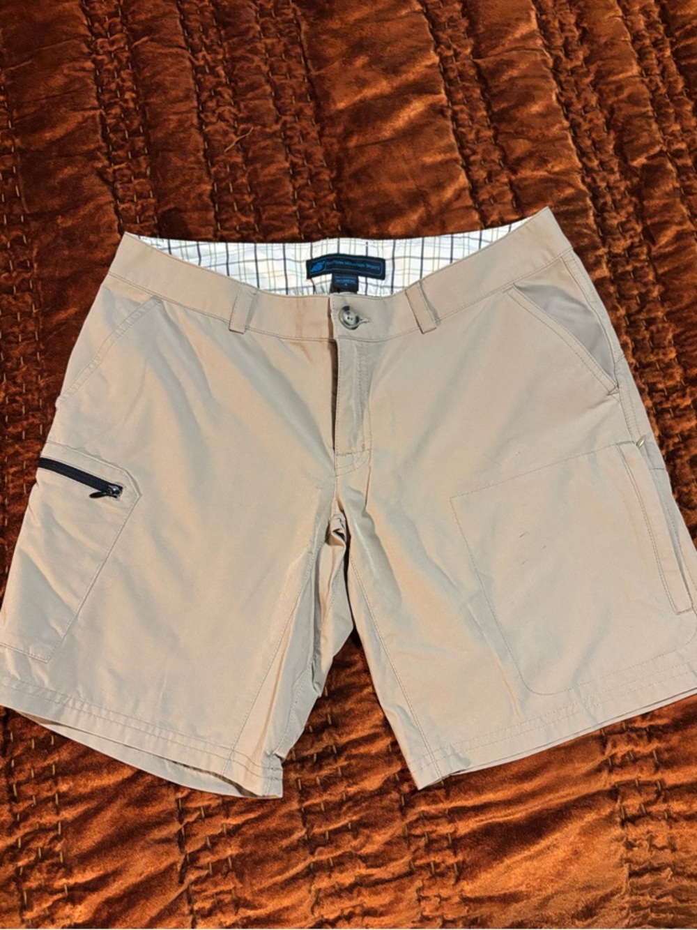 Beige EMS Hybrid Cargo Shorts